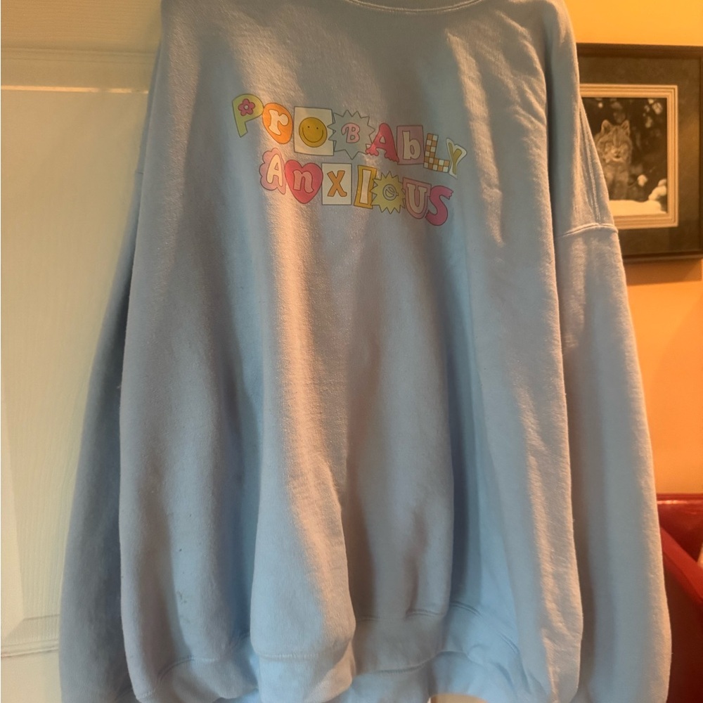 Millennial Print Sweatshirt